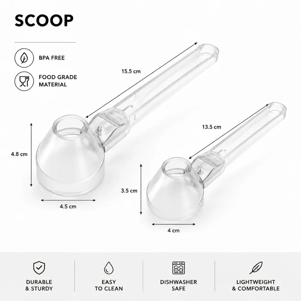 Scoop and funnel