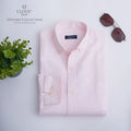 Oxford Cotton Shirt (No Pocket) - pink
