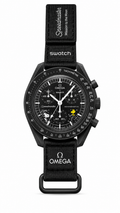 Speedmaster omega x swatch x snoopy (black)