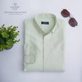 Oxford Cotton Shirt (No Pocket) -Apple