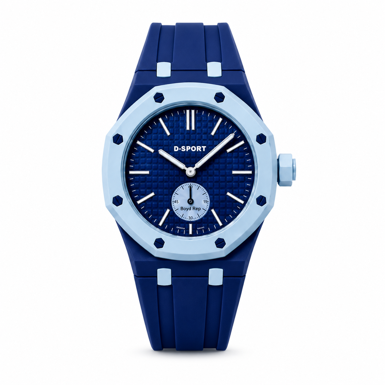 D-sport baby blue watch with strap