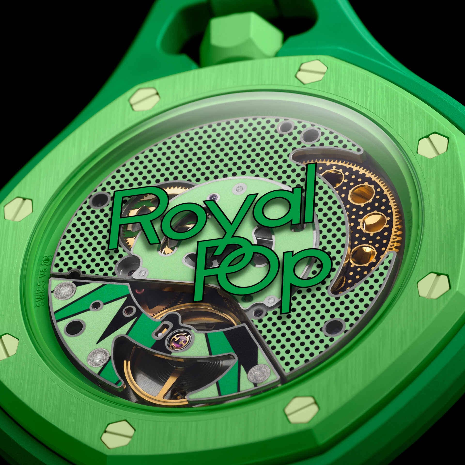 Swatch X AP (original)(GREEN EIGHT)