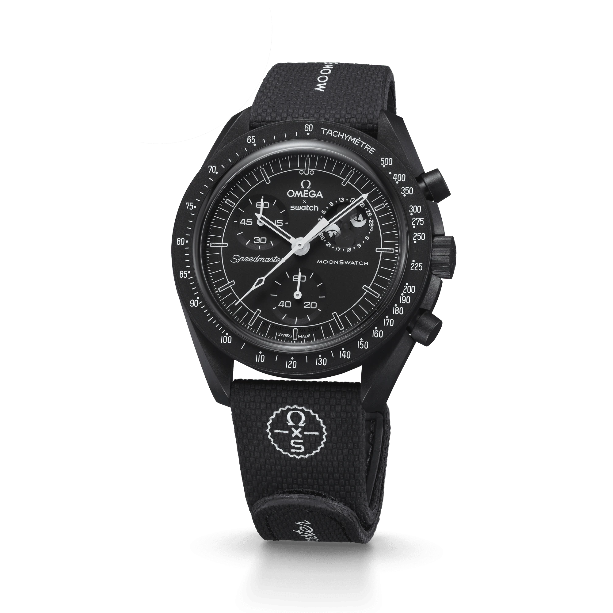 omega x swatch mission to moonphase new moon 3A (No package)