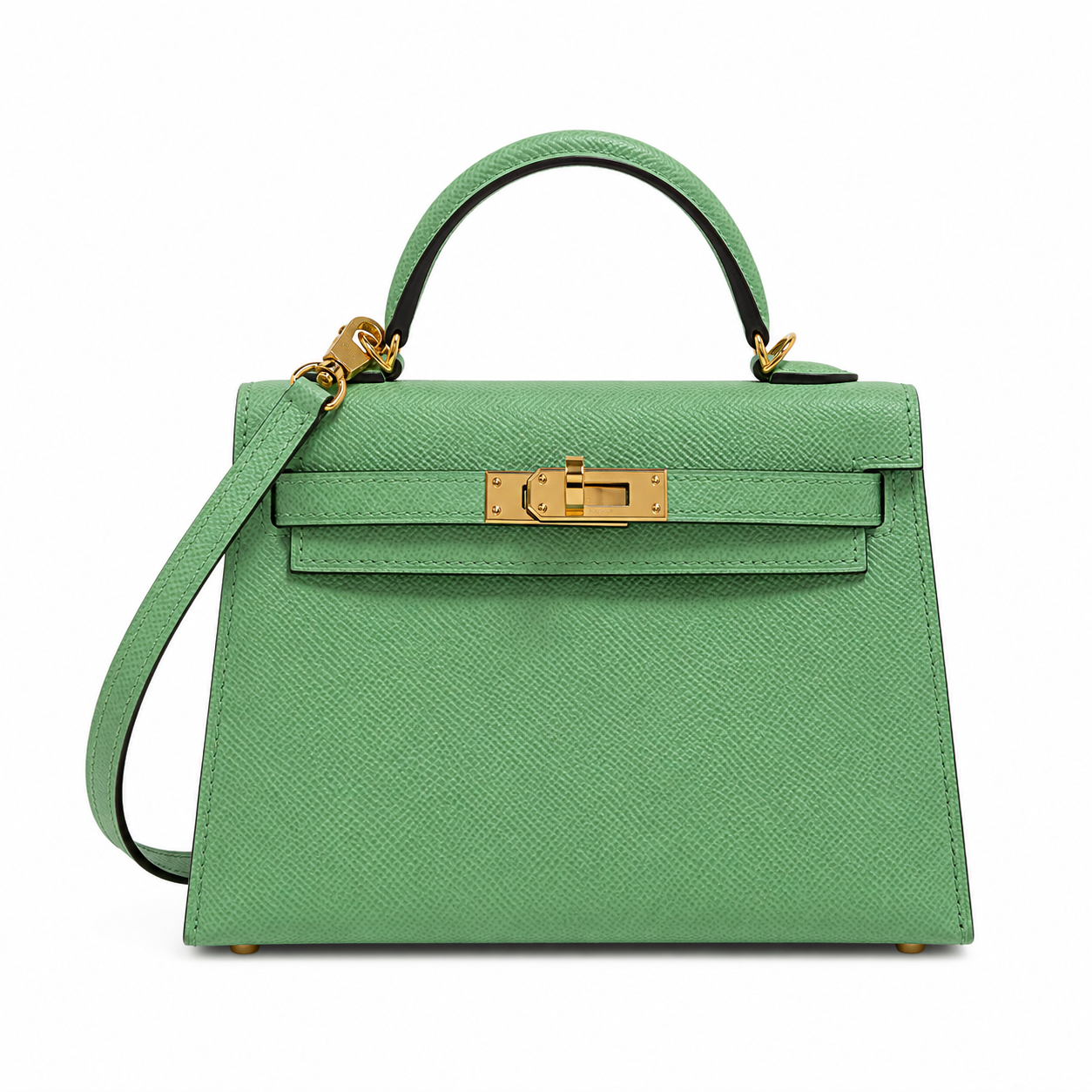 Hermes mini Kelly green 3A