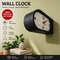 Double sided perch clock black
