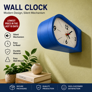 Double sided perch clock blue