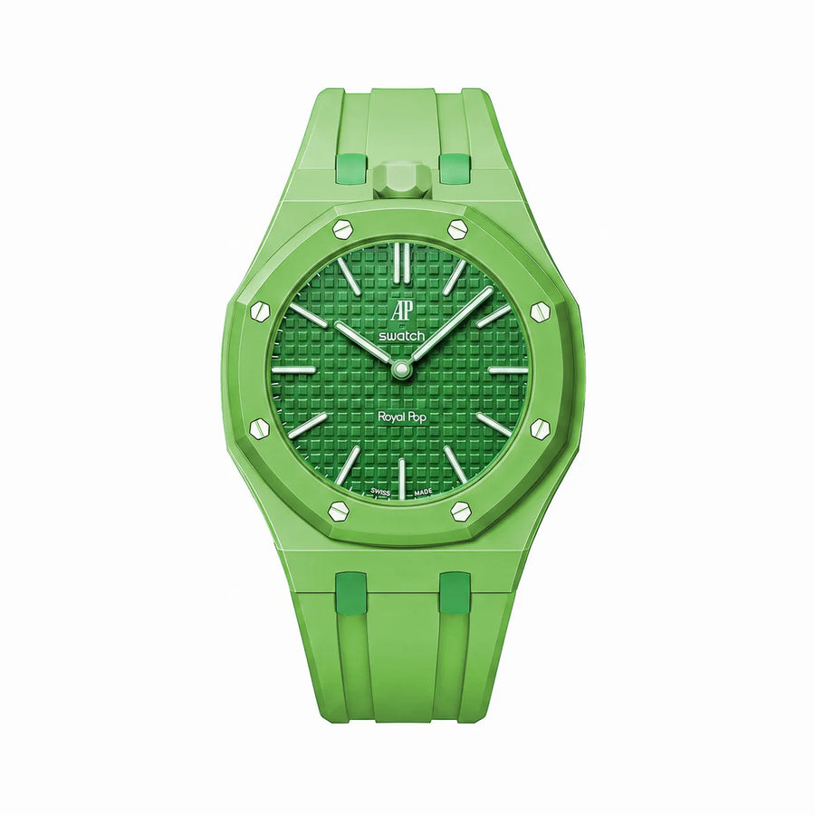 Swatch X AP(GREEN EIGHT) (quartz )+Free strap