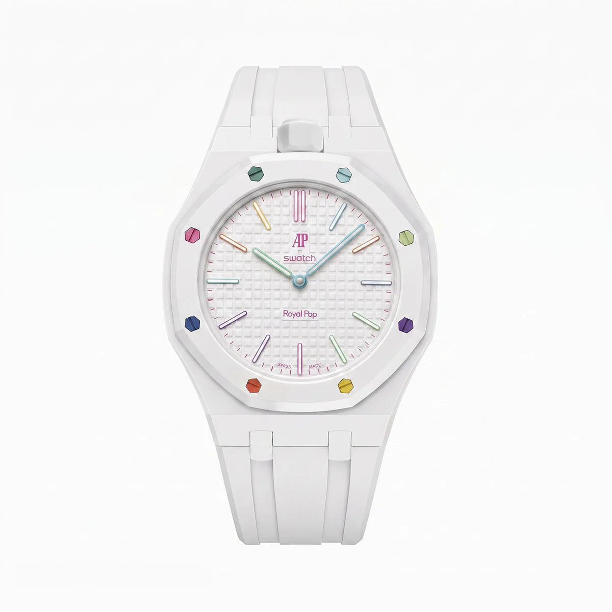 Swatch X AP (HUIT BLANC) (quartz )+Free strap