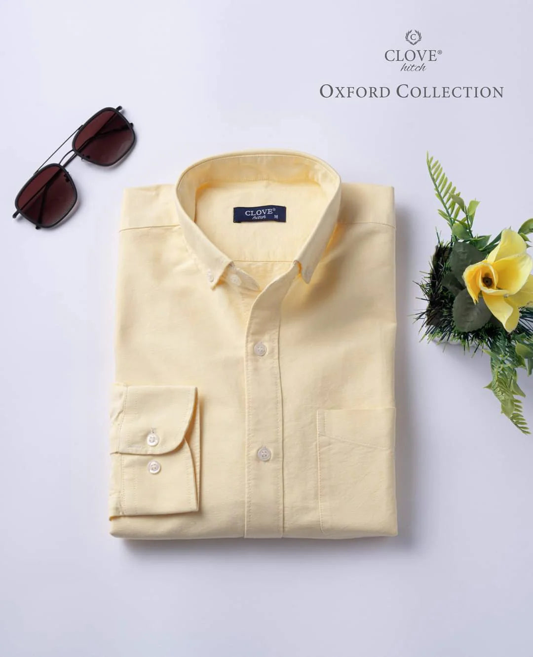 Oxford Cotton Shirt (No Pocket) - yellow