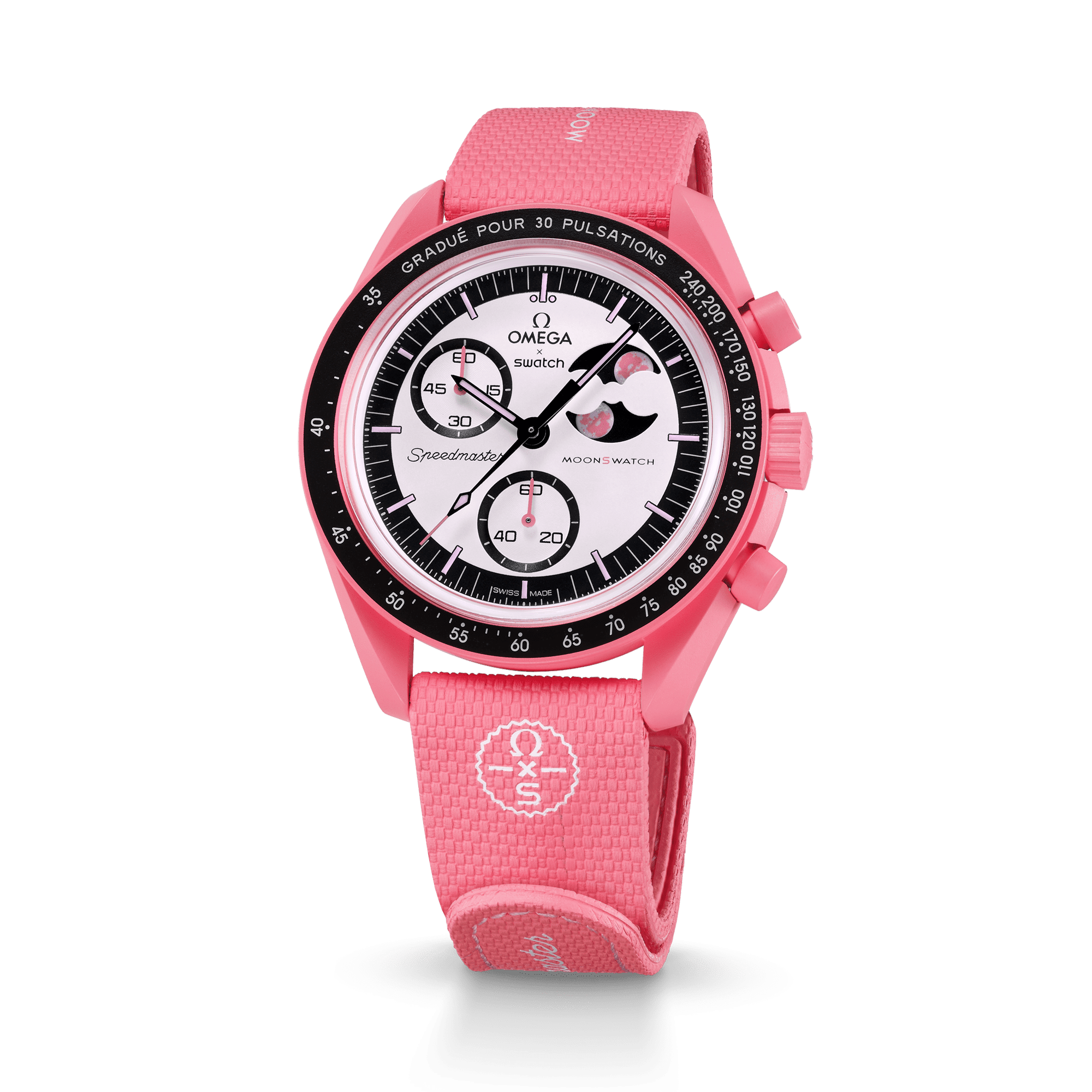 omega x swatch mission to pink moon phase 3A (No package)