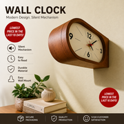 Double sided perch clock Brown