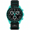 Speedmaster omega x swatch mission to earth polar  copy a