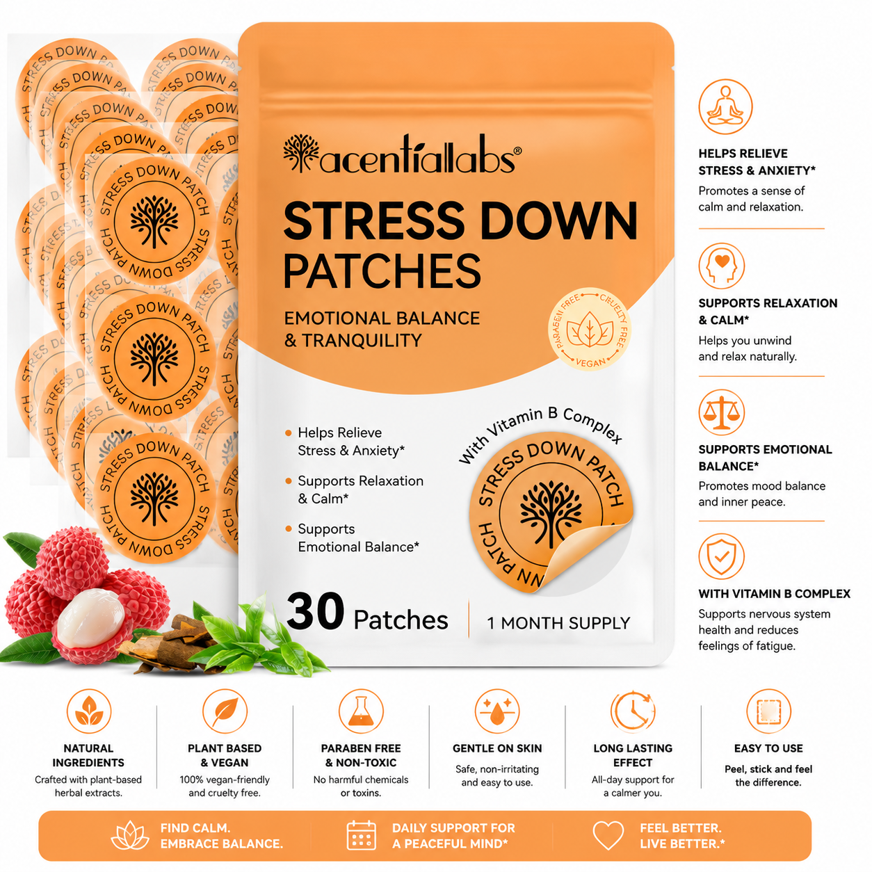 Stress Down Patches