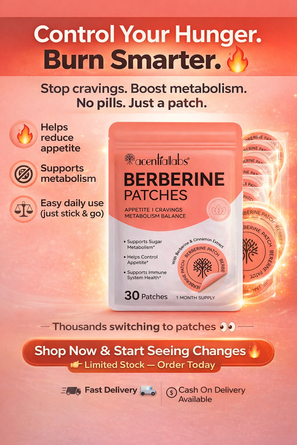 Berberine patch