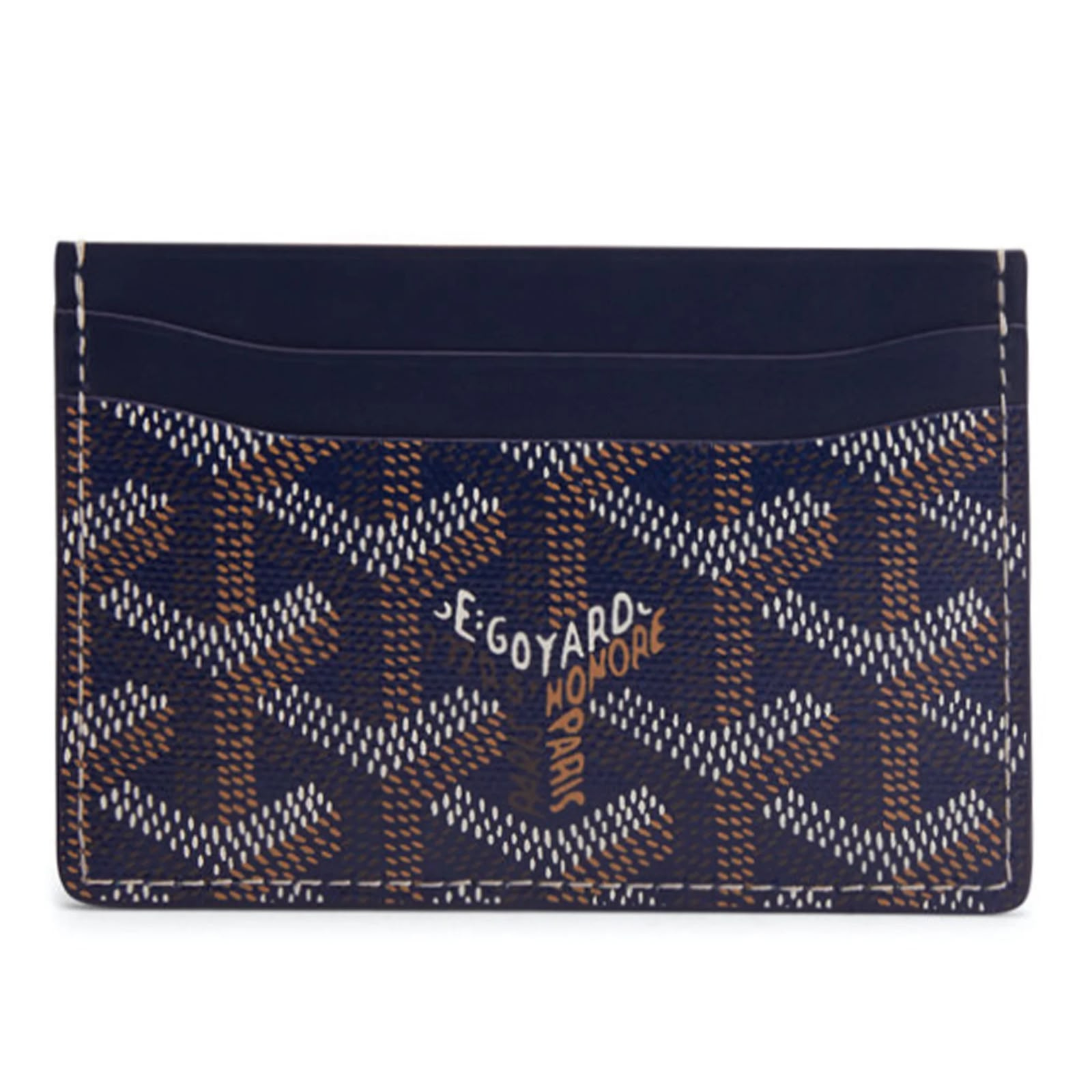 Goyard wallet navy