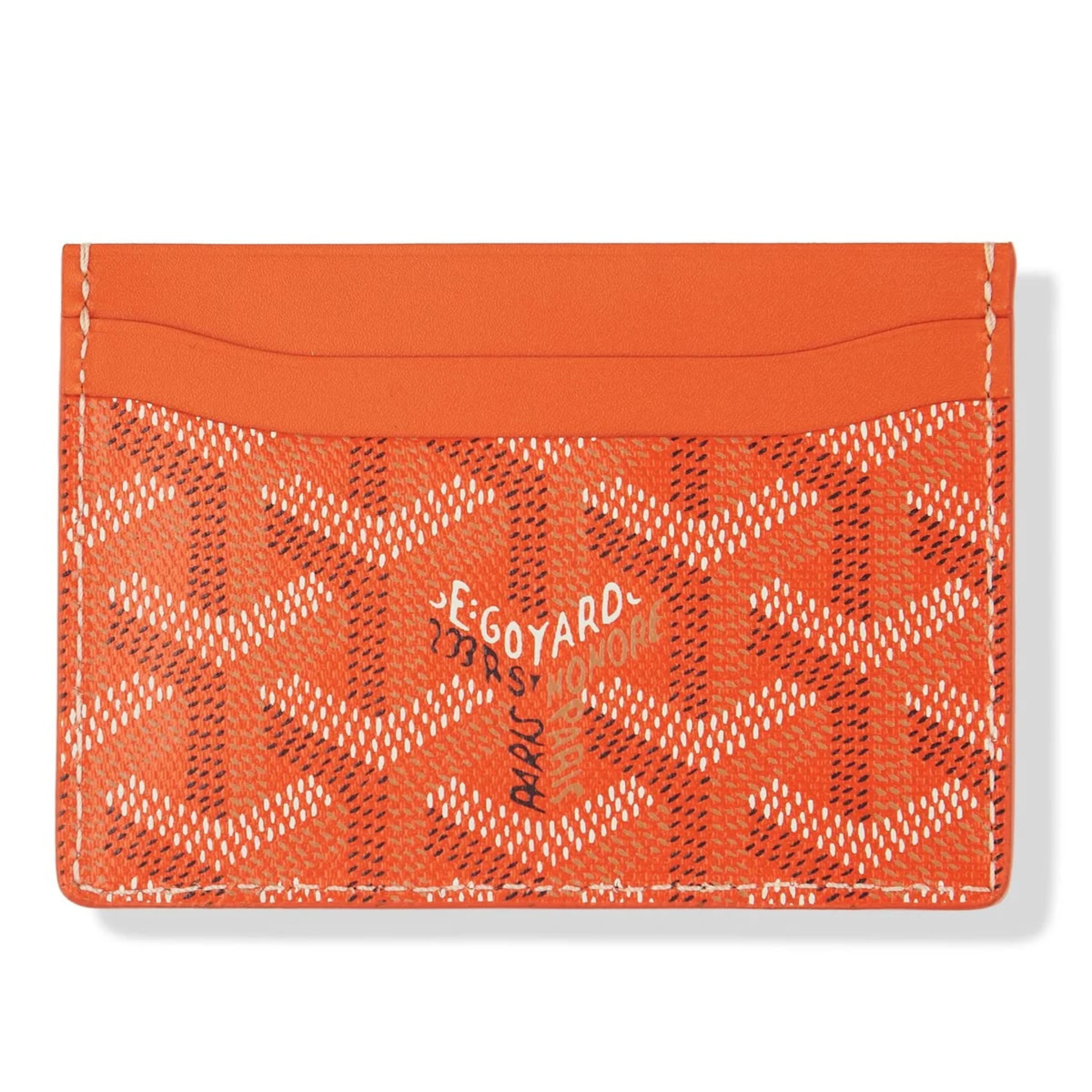 Goyard wallet orange