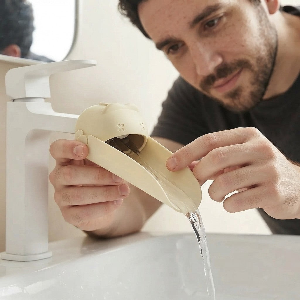 Adjustable Splash-Proof Faucet Extender
