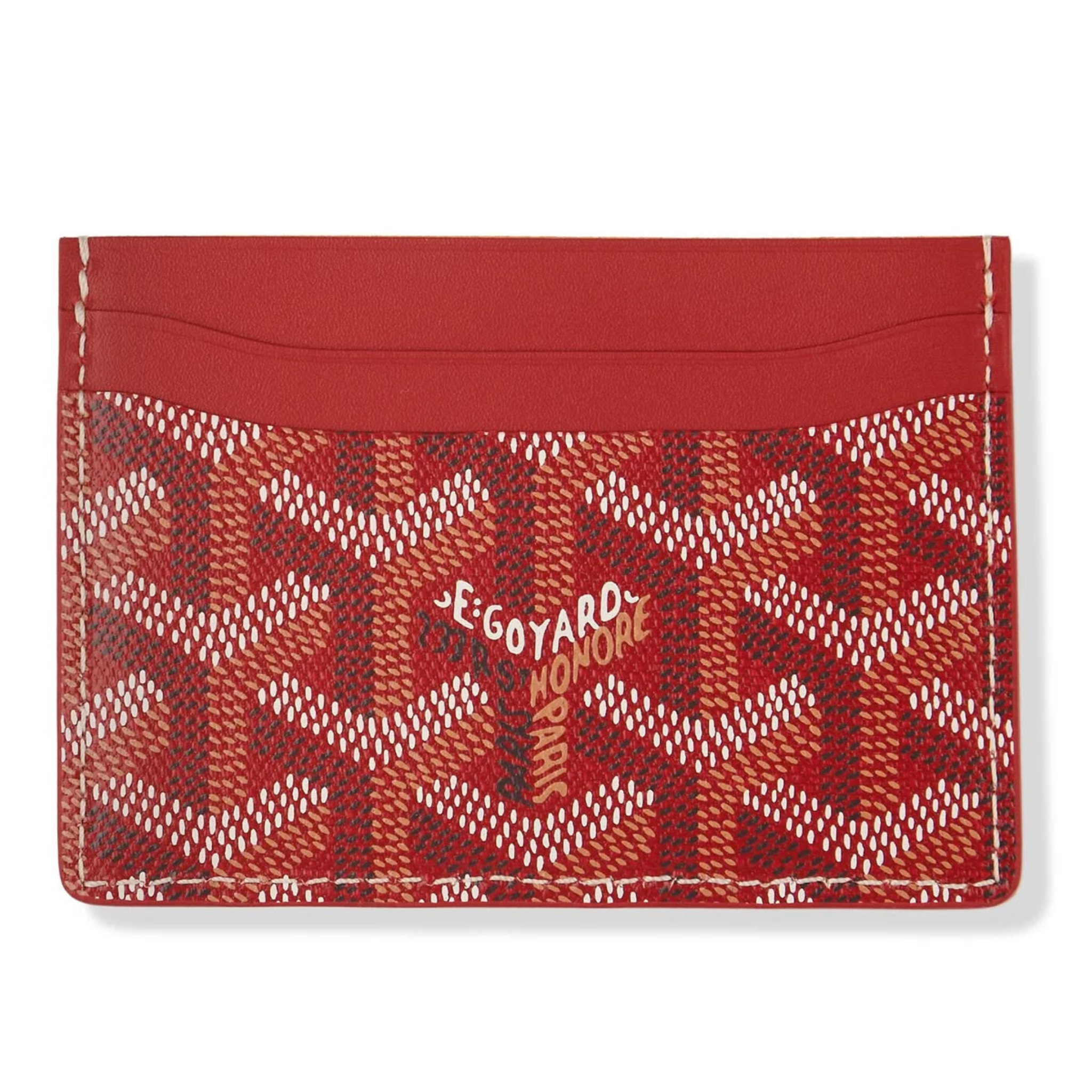 Goyard wallet red